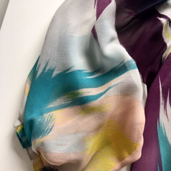Ted Baker multicolored silk blouse size xs - Picture 9 of 12